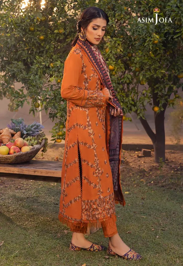 3PC READY TO WEAR LINEN DRESS BY ASIM JOFA 08