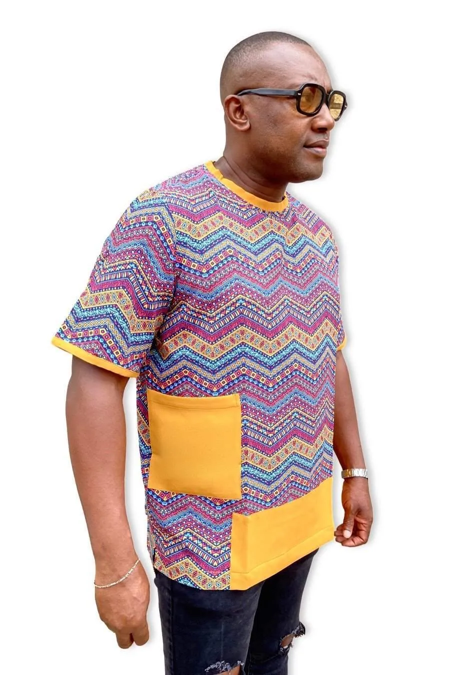 African Ankara T-shirt for Men