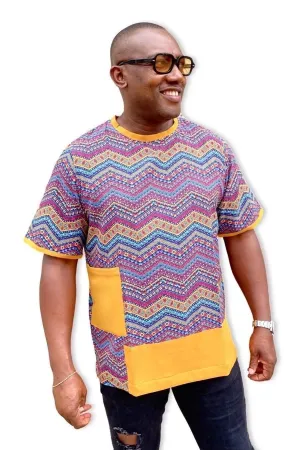 African Ankara T-shirt for Men