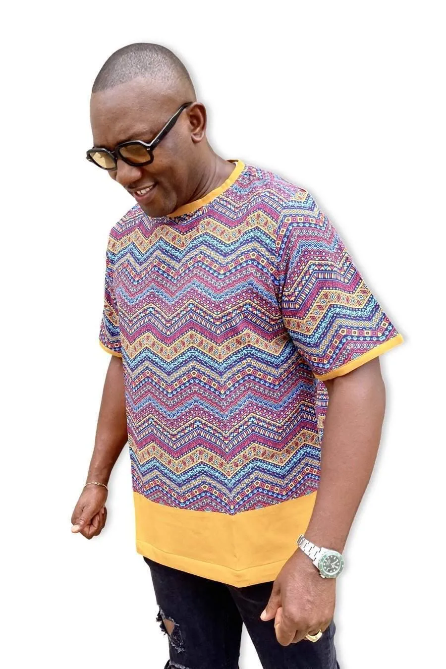 African Ankara T-shirt for Men