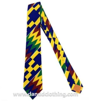 African Ankara Tie, Multicolor