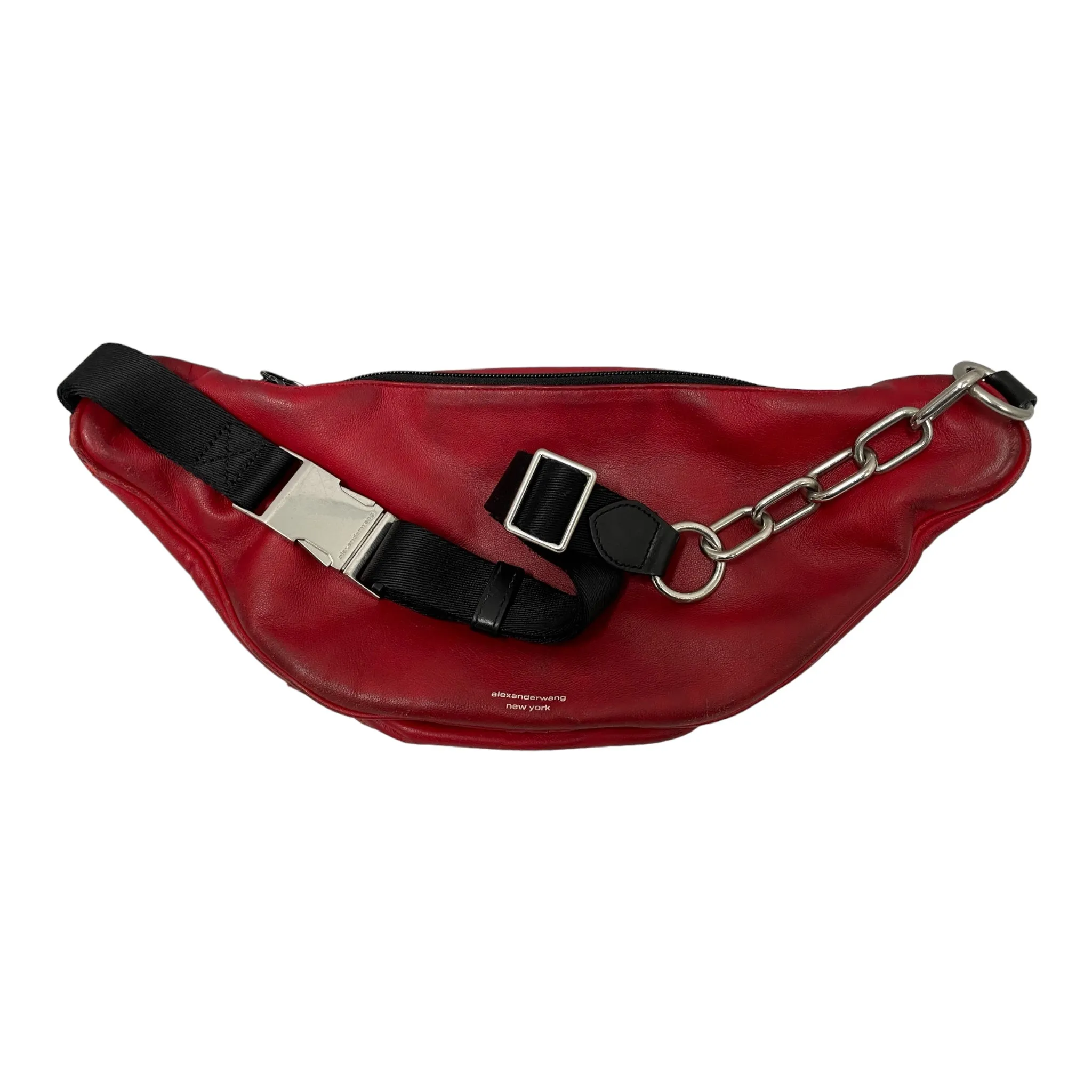 Alexander Wang/Fanny Pack/FREE/Leather/RED/ATTICA SPORT FANNY PACK