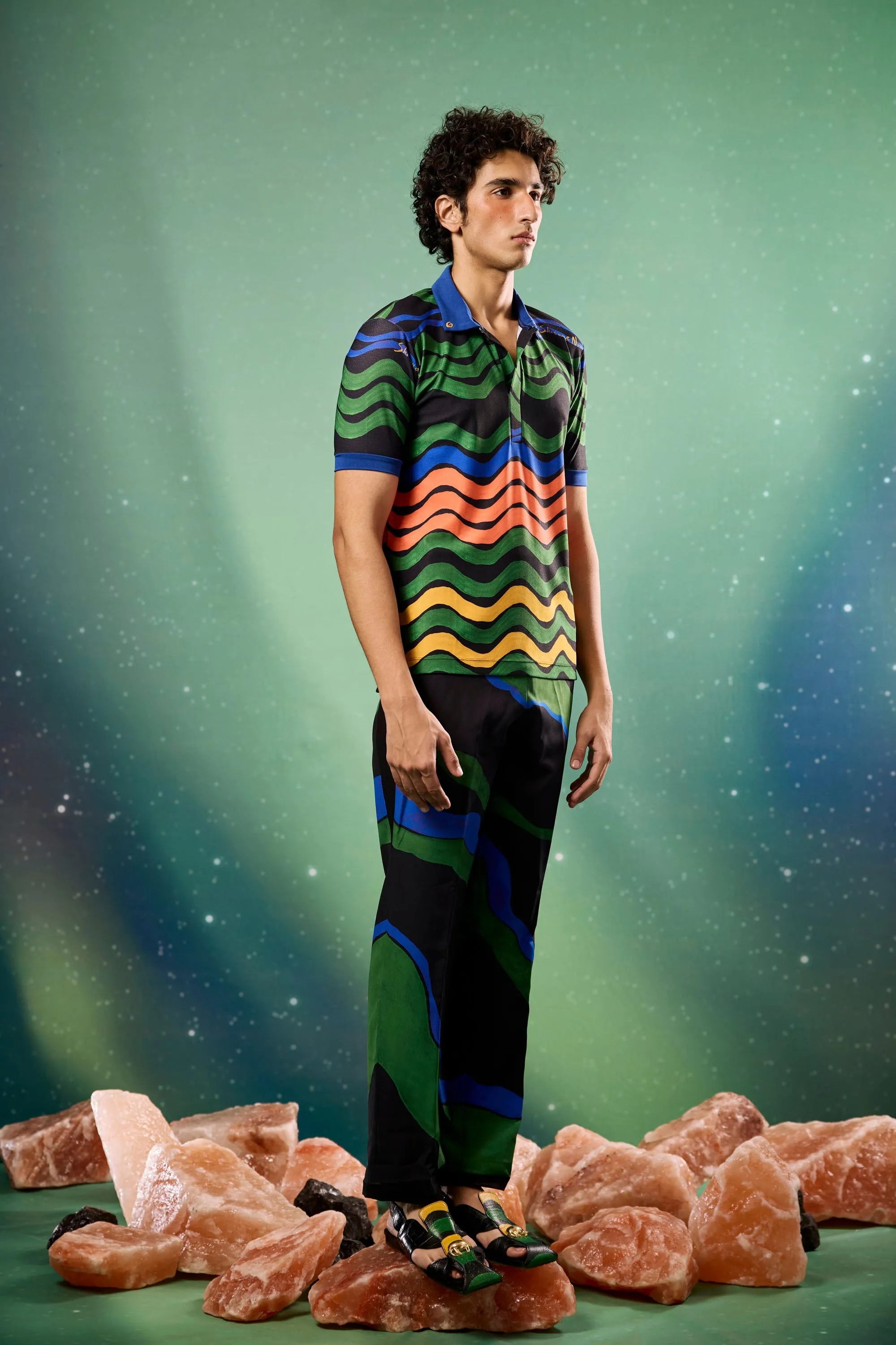 Aurorays Polo with Iconopins