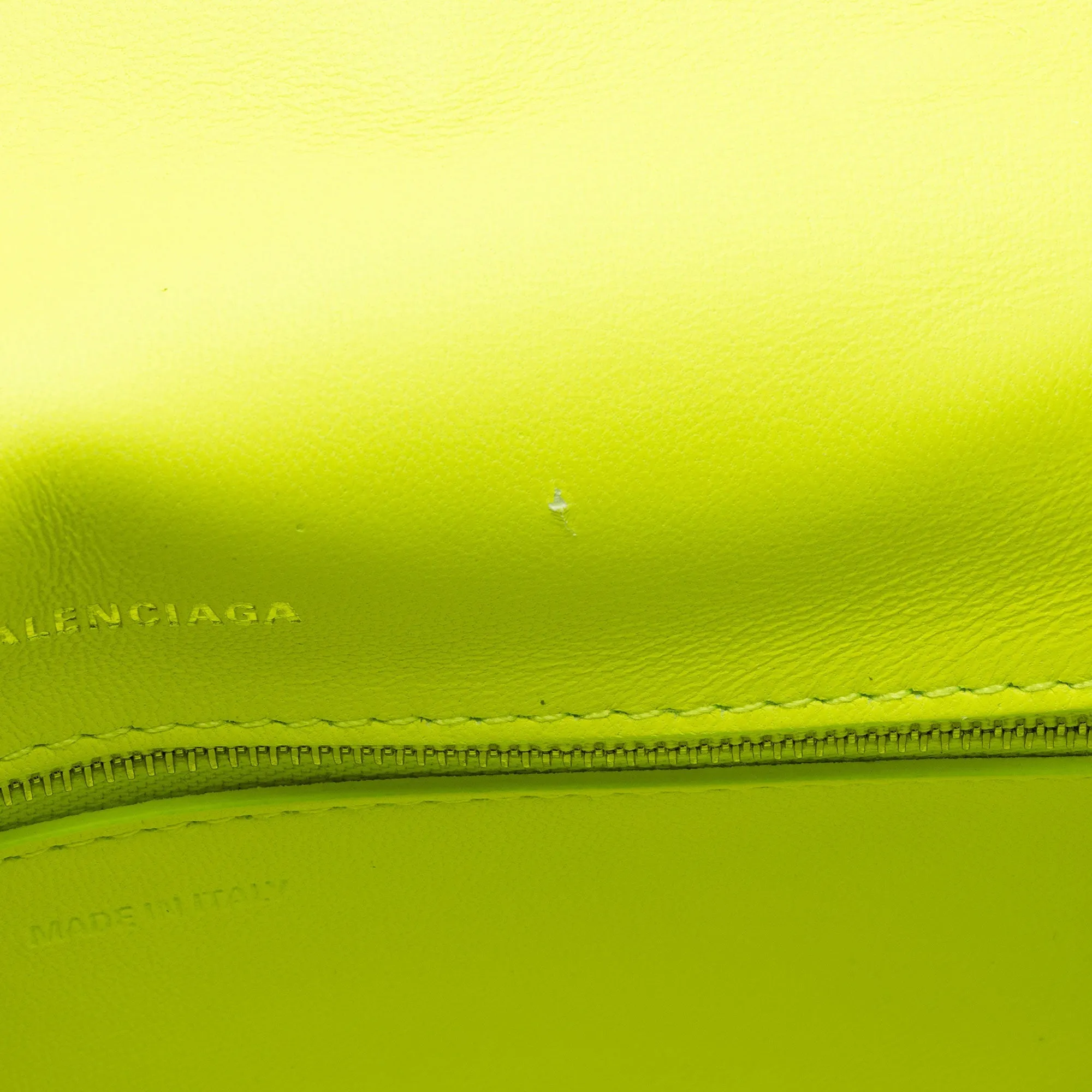 Balenciaga Croc Embossed Calfskin Downtown Small Shoulder Bag