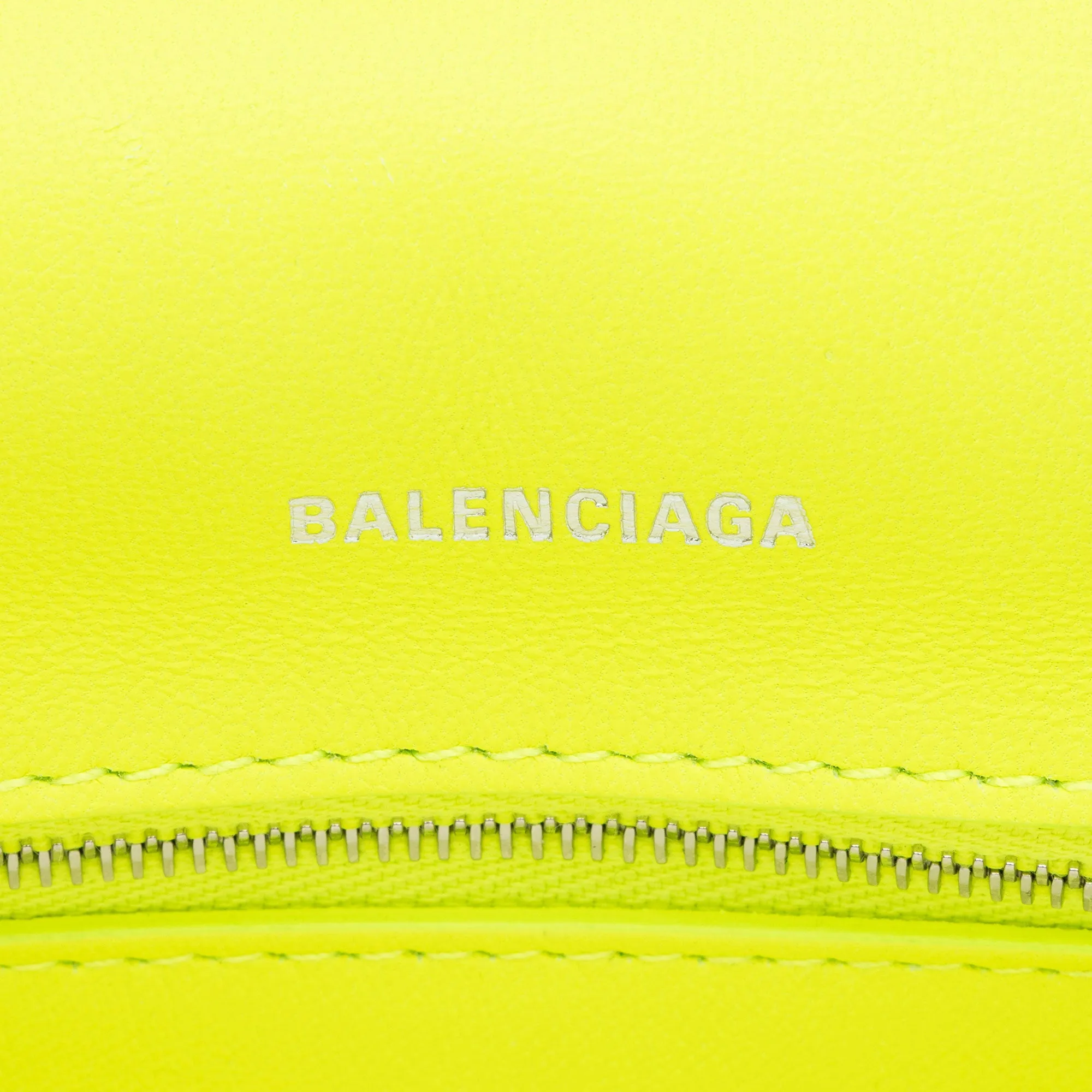 Balenciaga Croc Embossed Calfskin Downtown Small Shoulder Bag