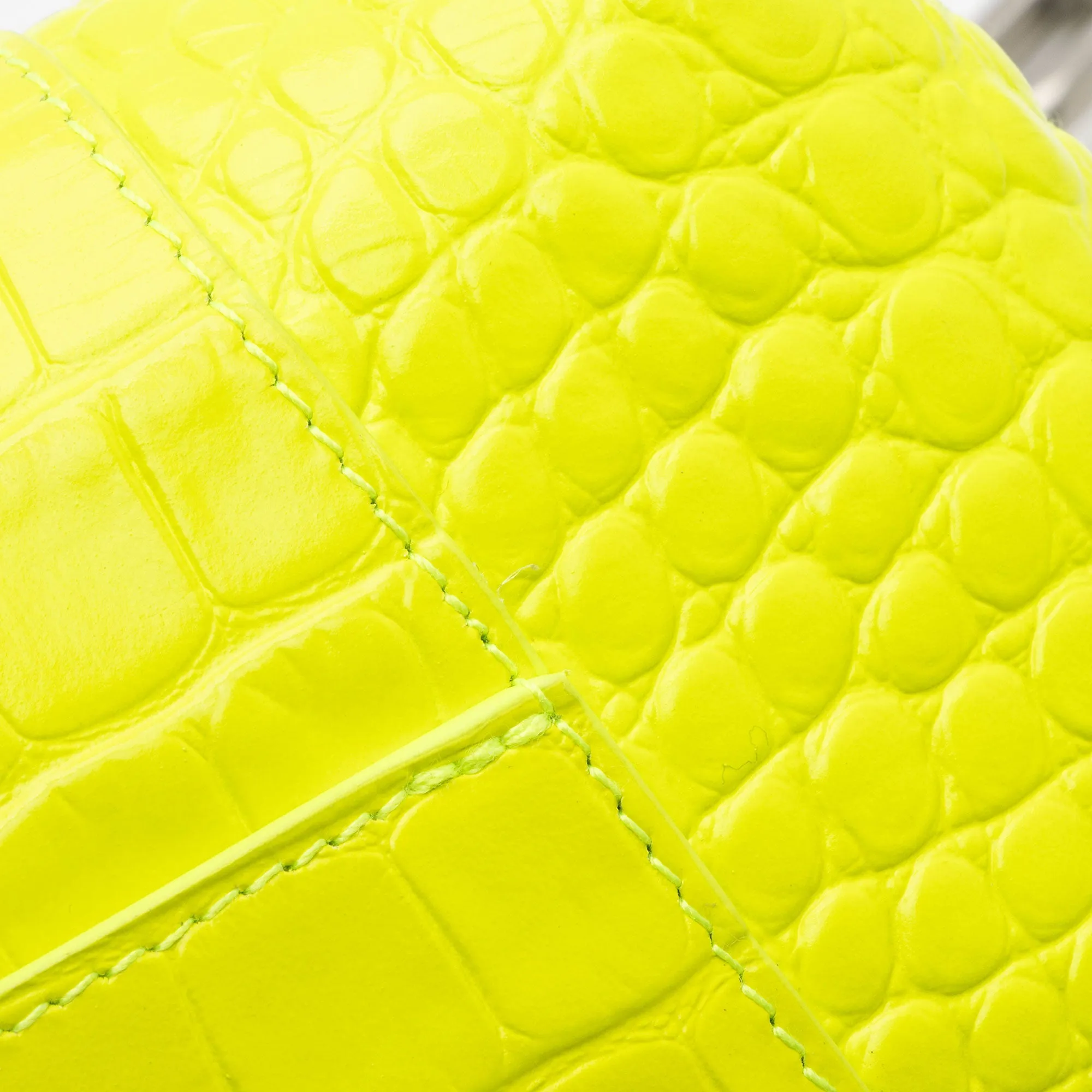 Balenciaga Croc Embossed Calfskin Downtown Small Shoulder Bag