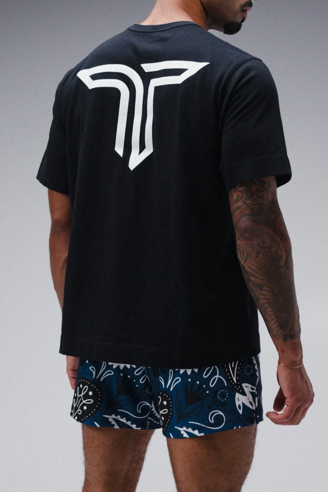 Bandana Gym Shorts (5” & 7" Inseam) - Blue