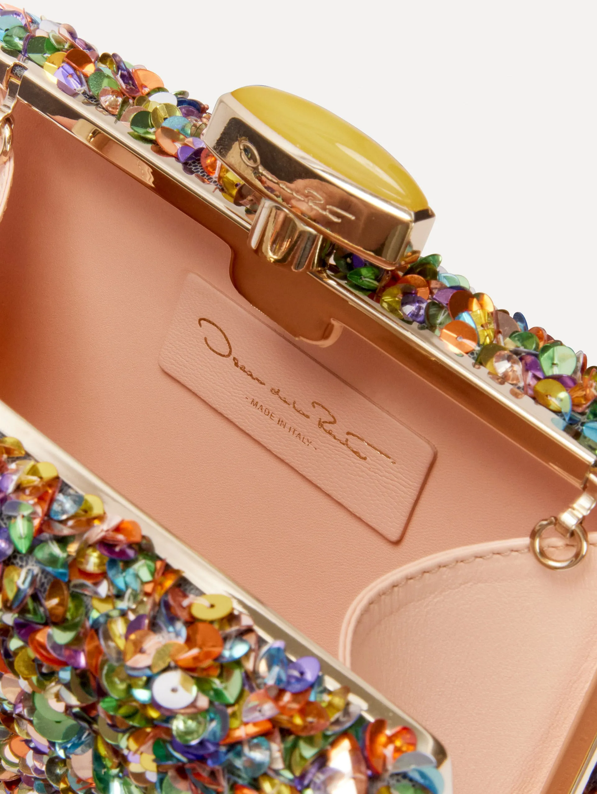 Confetti Sequin Embroidered Minaudière