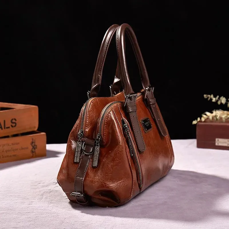 Dominique - Elegant Leather Handbag