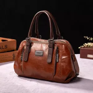 Dominique - Elegant Leather Handbag