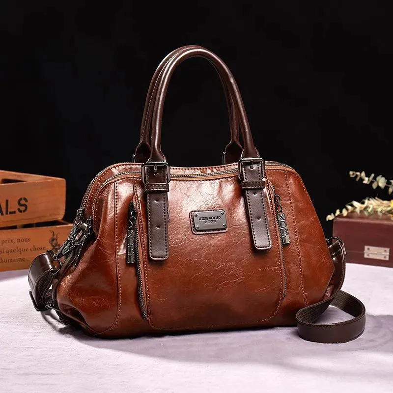 Dominique - Elegant Leather Handbag