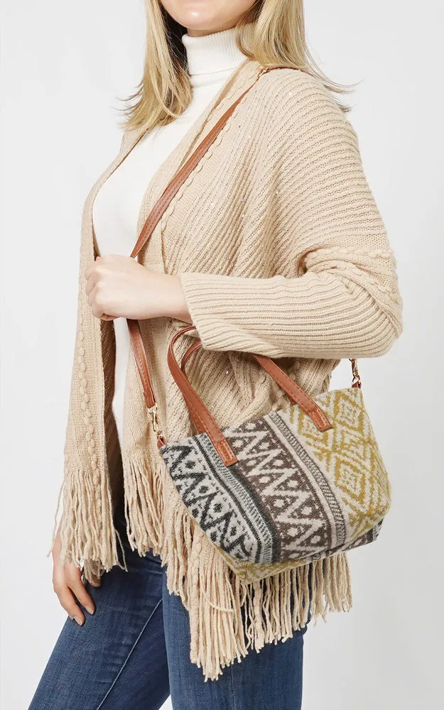 EBG10724 ETHNIC PRINT CROSSBODY BAG