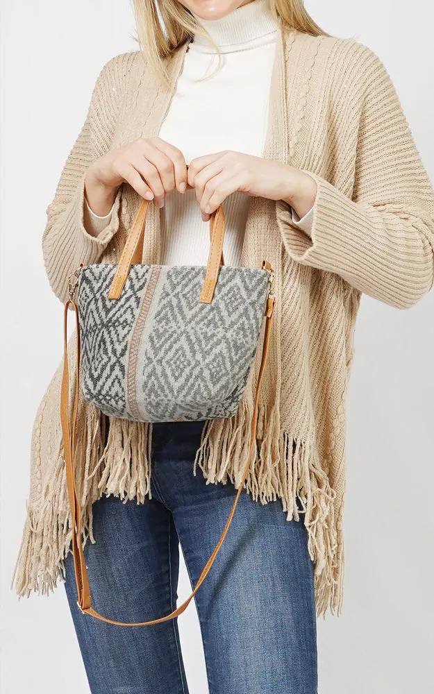 EBG10724 ETHNIC PRINT CROSSBODY BAG