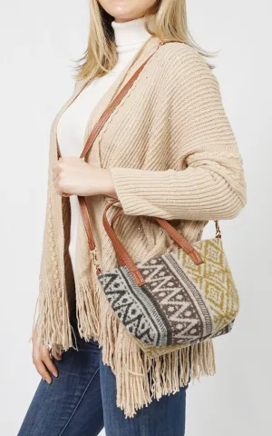 EBG10724 ETHNIC PRINT CROSSBODY BAG