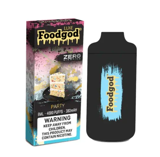 Foodgod Zero 0% Luxe Disposable Vape - 5 Pack