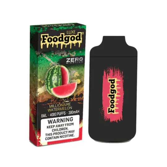 Foodgod Zero 0% Luxe Disposable Vape - 5 Pack