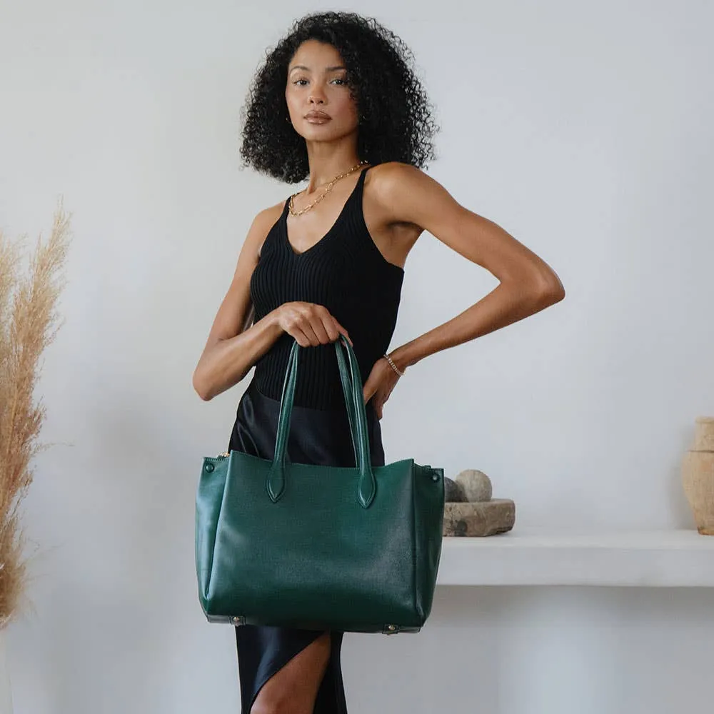 Georgina Black Recycled Vegan Shoulder Bag