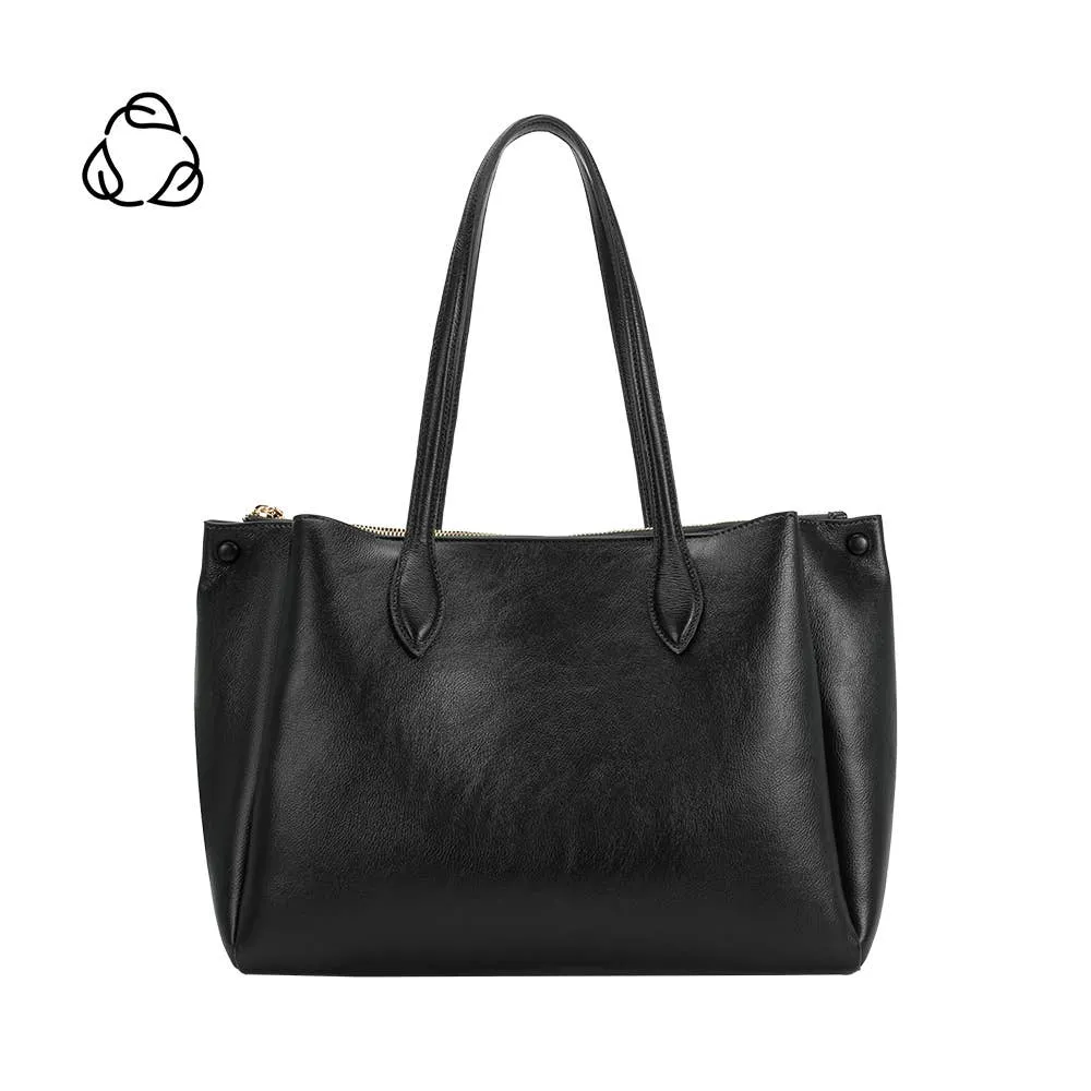 Georgina Black Recycled Vegan Shoulder Bag
