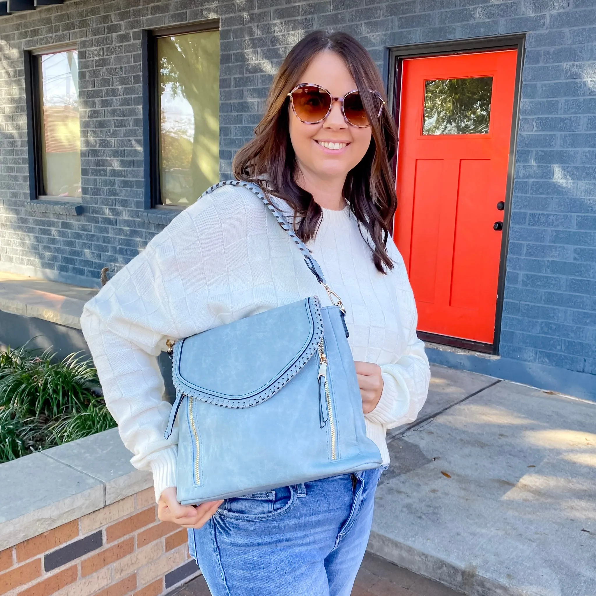 Jen & Co Lorelei Crossbody Handbag - Blue