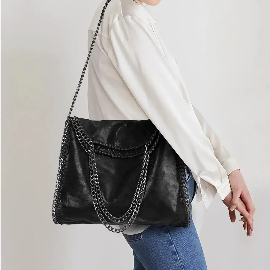 Luxury Leather Chain Shoulder Bag