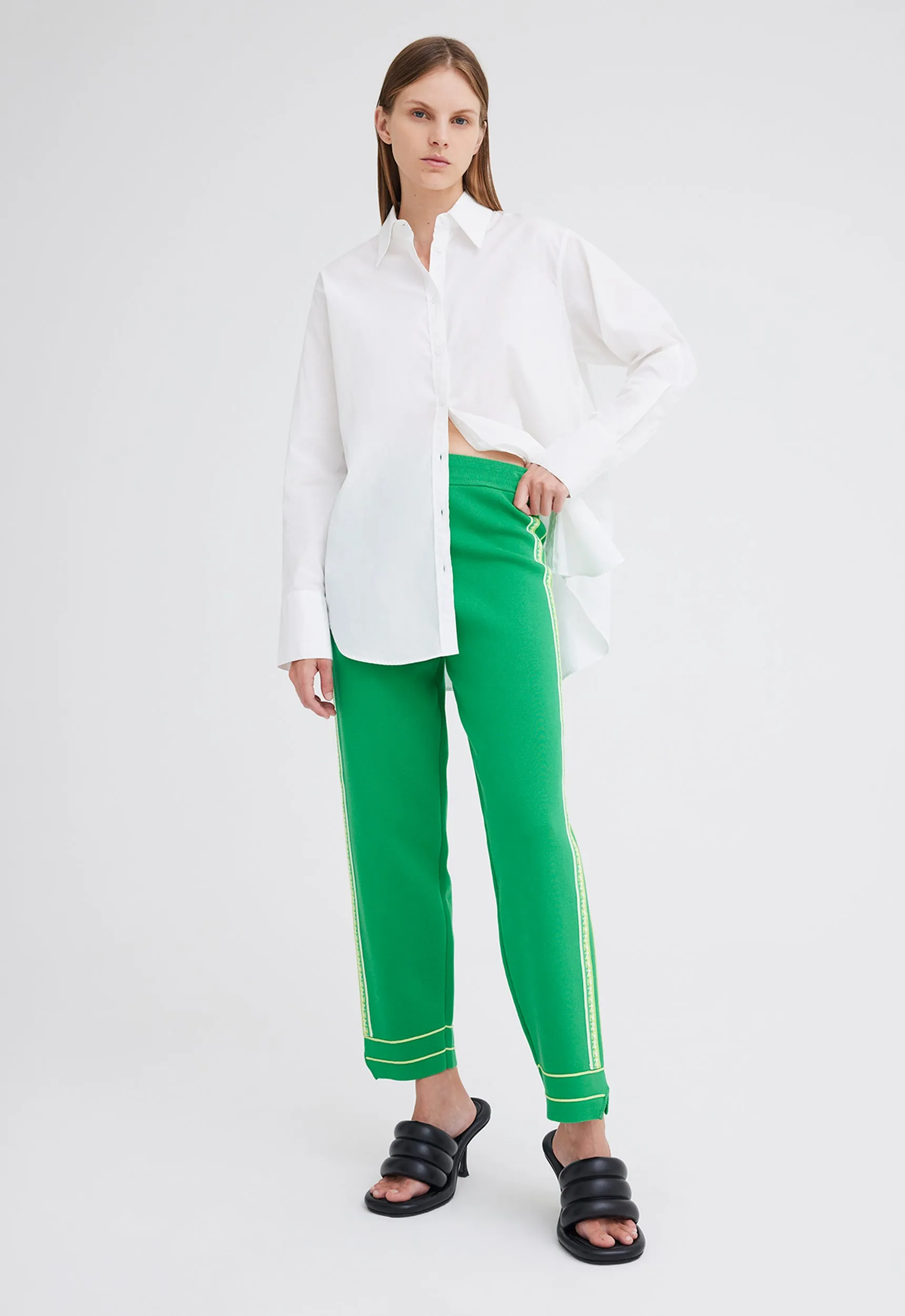 NAGNATA Symbol Track Pant - Honeydew Green