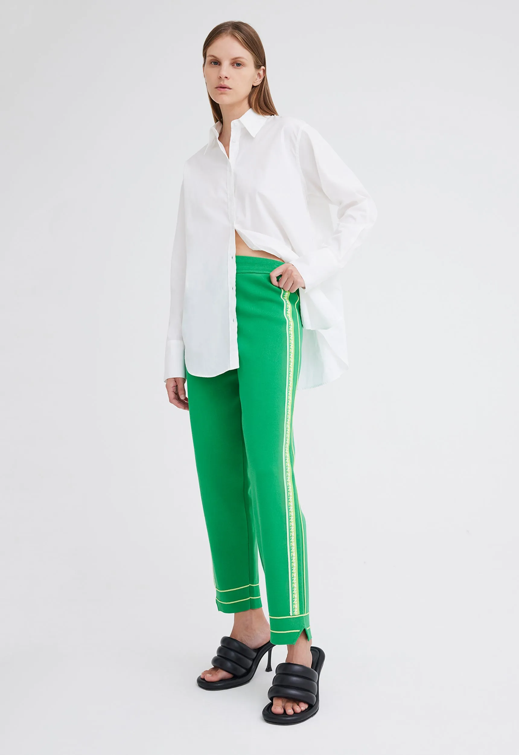 NAGNATA Symbol Track Pant - Honeydew Green