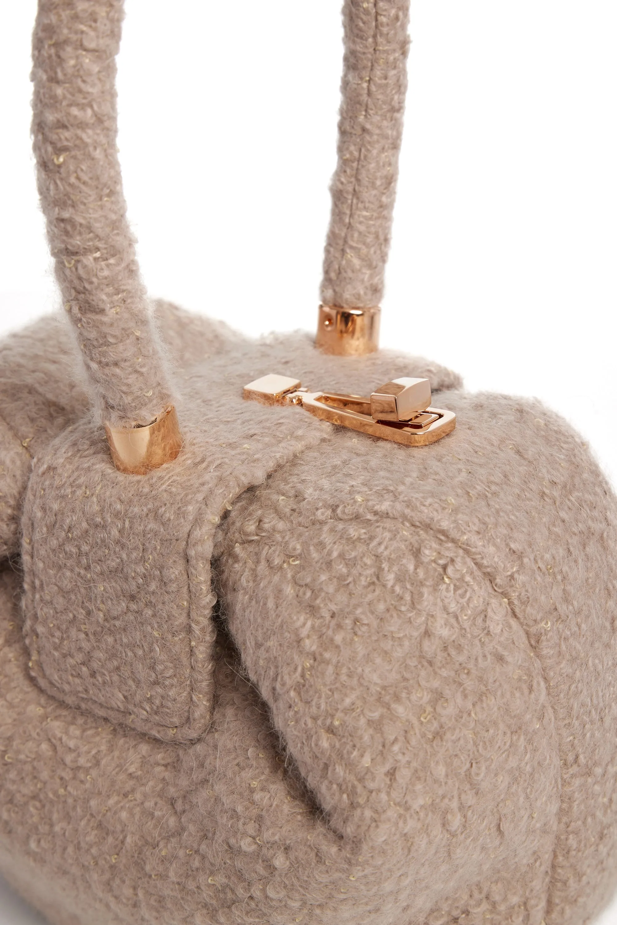 Nina Bag in Camel Cashmere Boucle