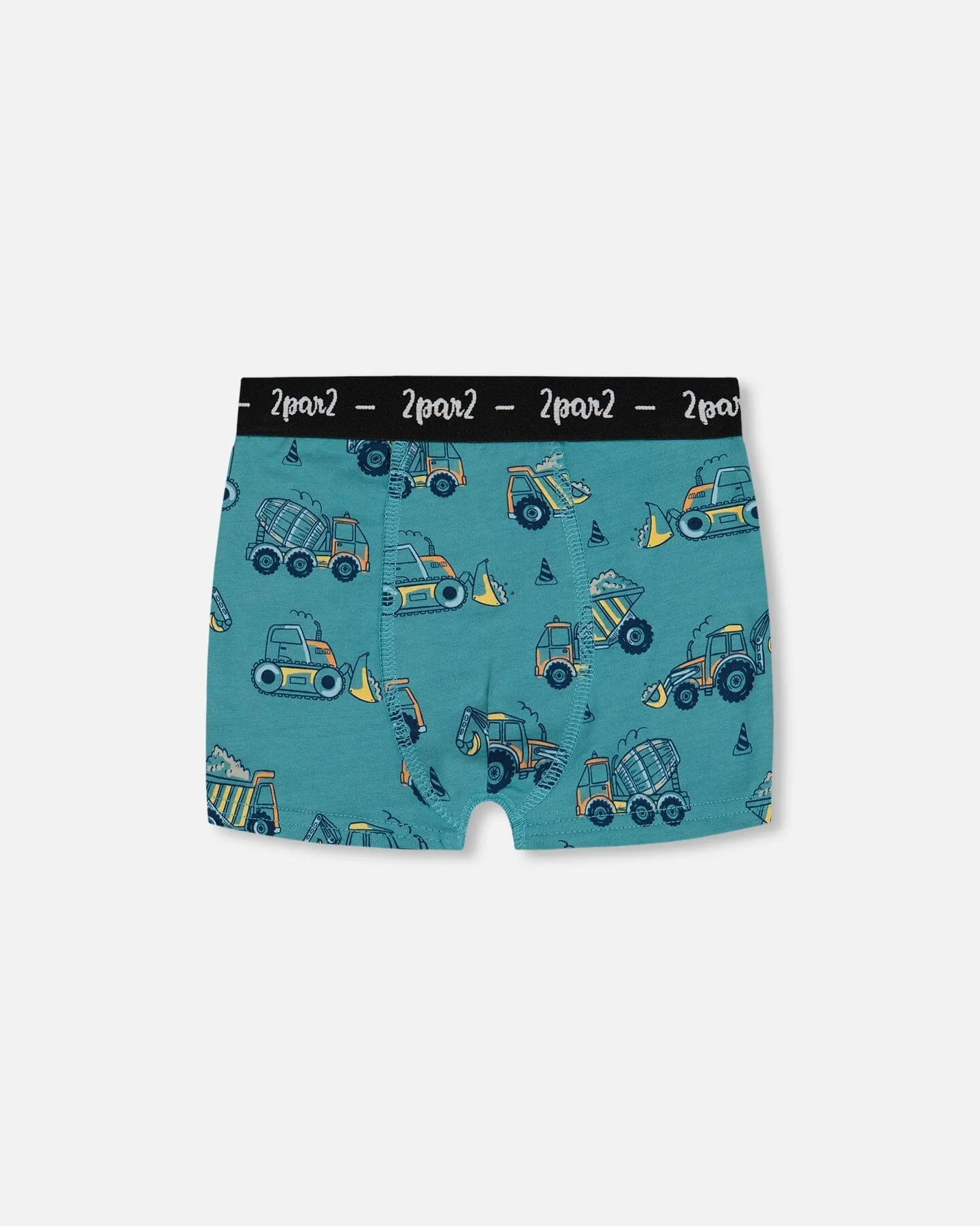 Printed Organic Cotton Boxer Shorts (3 Pack) Multicolored