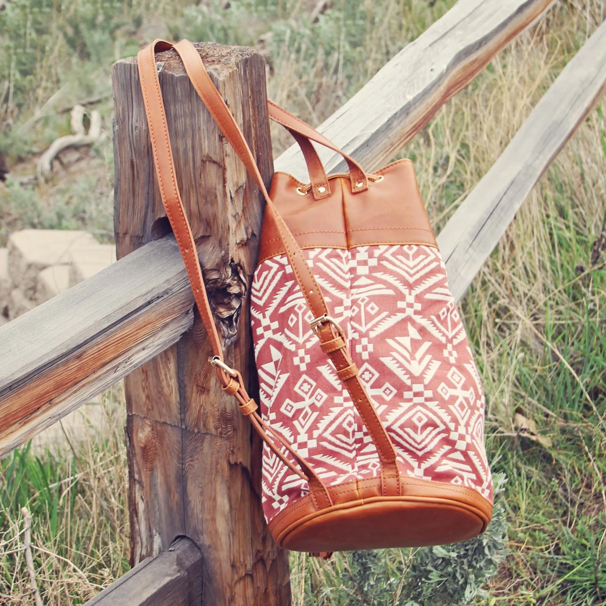 Shadow Path Tote in Tobacco