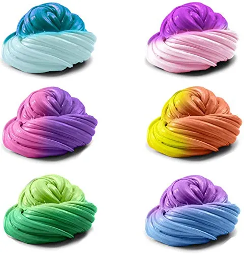 Squeeze Craft Color Changing Heat Sensitive Frudge Putty 6 Pack 2 Oz Each