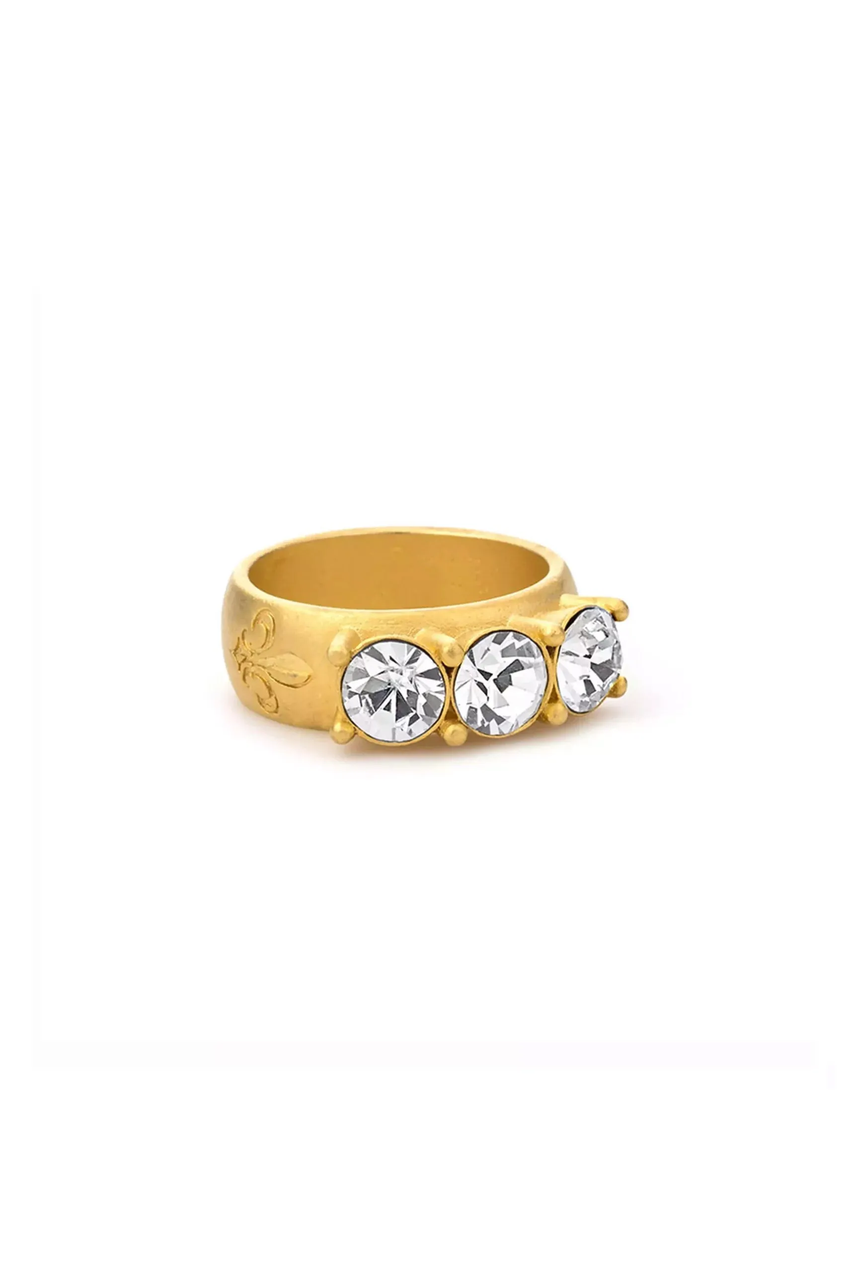Triple Austrian Crystal Ring